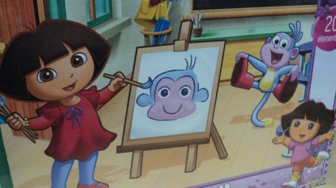PUZZLE MAXI 20 ELEMENTÓW - DORA LUB RYBAK PUZZLE MAXI 20 ELEMENTÓW - DORA LUB RYBAK