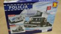 KLOCKI DROMADER SERIA POLICJA - POLICYJNA ŁÓDŹ PATROLOWA 133 ELEM.
