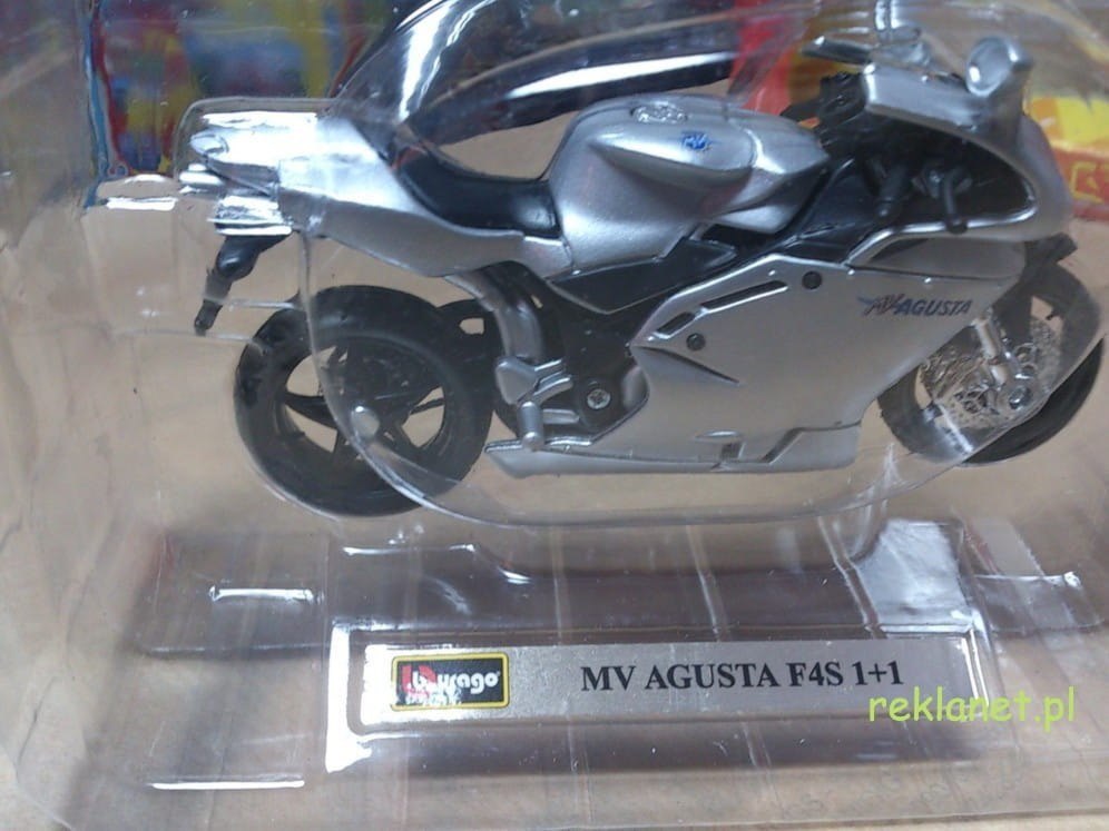 KOLEKCJA MOTORÓW BBURAGO 1:18 - AGUSTA KOLEKCJA MOTORÓW BBURAGO 1:18 - AGUSTA