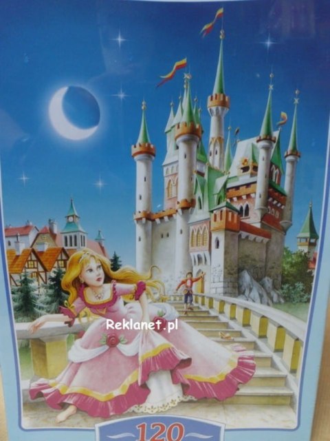 PUZZLE CASTORLAND 120 elem. - KOPCIUSZEK PUZZLE CASTORLAND 120 elem. - KOPCIUSZEK