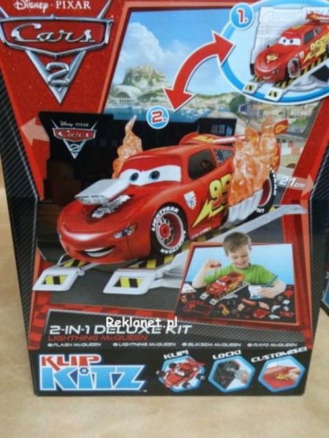 KLIP KITZ, DISNEY PIXAR - ZIG-ZAG McQUEEN, SEAN McMISSION lub ZŁOMEK DO ZŁOŻENIA KLIP KITZ, DISNEY PIXAR - ZIG-ZAG McQUEEN, SEAN McMISSION lub ZŁOMEK DO ZŁOŻENIA