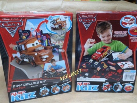 KLIP KITZ, DISNEY PIXAR - ZIG-ZAG McQUEEN, SEAN McMISSION lub ZŁOMEK DO ZŁOŻENIA KLIP KITZ, DISNEY PIXAR - ZIG-ZAG McQUEEN, SEAN McMISSION lub ZŁOMEK DO ZŁOŻENIA
