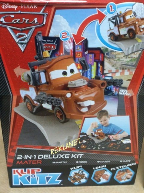 KLIP KITZ, DISNEY PIXAR - ZIG-ZAG McQUEEN, SEAN McMISSION lub ZŁOMEK DO ZŁOŻENIA KLIP KITZ, DISNEY PIXAR - ZIG-ZAG McQUEEN, SEAN McMISSION lub ZŁOMEK DO ZŁOŻENIA