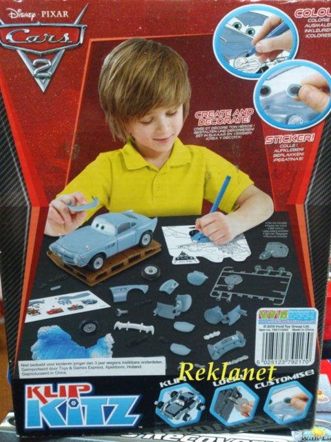 KLIP KITZ, DISNEY PIXAR - ZIG-ZAG McQUEEN, SEAN McMISSION lub ZŁOMEK DO ZŁOŻENIA KLIP KITZ, DISNEY PIXAR - ZIG-ZAG McQUEEN, SEAN McMISSION lub ZŁOMEK DO ZŁOŻENIA
