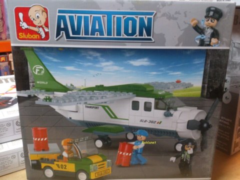 KLOCKI SLUBAN AVIATION - SAMOLOT TRANSPORTOWY 251 ELEM. KLOCKI SLUBAN AVIATION - SAMOLOT TRANSPORTOWY 251 ELEM.