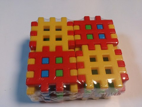 KLOCKI NA WCZEPY, TYPU WAFLE 24szt KLOCKI NA WCZEPY, TYPU WAFLE 24szt