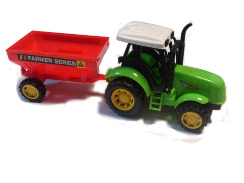 TRAKTOR Z MASZYNĄ ROLNICZĄ, 25cm TRAKTOR Z MASZYNĄ ROLNICZĄ, 25cm