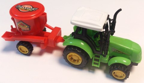 TRAKTOR Z MASZYNĄ ROLNICZĄ, 25cm TRAKTOR Z MASZYNĄ ROLNICZĄ, 25cm