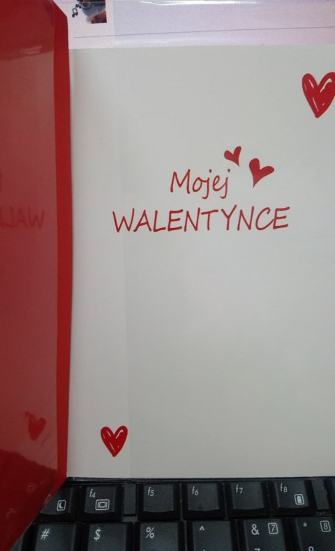 WALENTYNKI - KARNET WALENTYNKOWY. KARTKA Z ŻYCZENIAMI WALENTYNKI - KARNET WALENTYNKOWY. KARTKA Z ŻYCZENIAMI