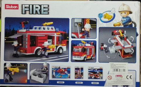 KLOCKI SLUBNA, SERIA FIRE - STRAŻ POŻARNA, WÓZ STRAŻACKI, 343 el. KLOCKI SLUBNA, SERIA FIRE - STRAŻ POŻARNA, WÓZ STRAŻACKI, 343 el.