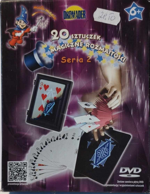 GRA MAGICZNE ROZMAITOŚCI - 20 SZTUCZEK MAGIKA + PŁYTA DVD