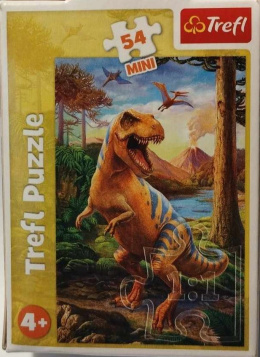 PUZZLE TREFL MINI - 54 ELEM. DINOZAURY, 2 WZORY