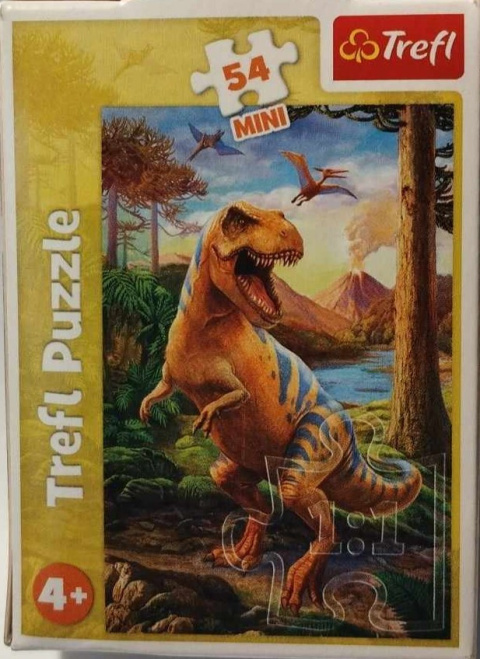 PUZZLE TREFL MINI - 54 ELEM. DINOZAURY, 2 WZORY PUZZLE TREFL MINI - 54 ELEM. DINOZAURY, 2 WZORY