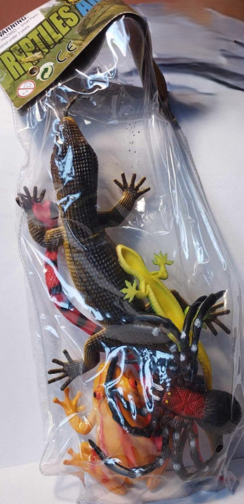 FIGURKI ZWIERZĄT - GADY I PŁAZY 5szt FIGURKI ZWIERZĄT - GADY I PŁAZY 5szt