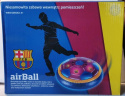ZRĘCZNOŚCIOWA GRA SPORTOWA AIRBALL FC BARCELONA - DUŻA PIŁKA PODUSZKOWIEC ZE ŚWIATŁAMI NA BATERIE. DYSKOPIŁKA 21cm.