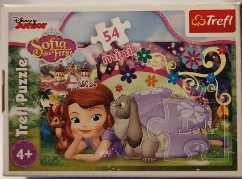 PUZZLE TREFL MINI 54 EL.EM. - KSIĘŻNICZKA ZOFIA. KSIĘŻNICZKA ZOSIA - 2 WZORY. PUZZLE TREFL MINI 54 EL.EM. - KSIĘŻNICZKA ZOFIA. KSIĘŻNICZKA ZOSIA - 2 WZORY.