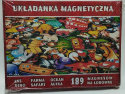 UKŁADANKA MAGNETYCZNA189 MAGNESÓW NA LODÓWKĘ. 6 TEMATÓW.