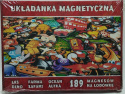 UKŁADANKA MAGNETYCZNA189 MAGNESÓW NA LODÓWKĘ. 6 TEMATÓW.