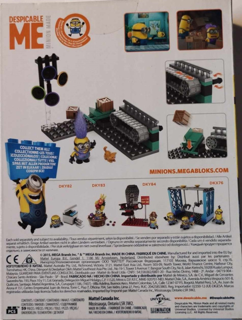 ORYGINALNY ZESTAW KLOCKÓW MEGA BLOKS - MINIONKI. POCZTA ORYGINALNY ZESTAW KLOCKÓW MEGA BLOKS - MINIONKI. POCZTA