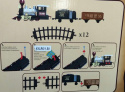 CLASSIC TRAIN - KOLEJKA ELEKTRYCZNA KLASYCZNA Z DYMEM. BARDZO DUŻE WAGONY.
