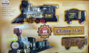 CLASSIC TRAIN - KOLEJKA ELEKTRYCZNA KLASYCZNA Z DYMEM. BARDZO DUŻE WAGONY.