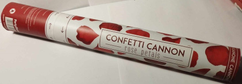 KONFETTI WYRZUTNIA PŁATKI RÓŻ. ARMATKA STRZELAJĄCA CONFETTI. KONFETTI WYRZUTNIA PŁATKI RÓŻ. ARMATKA STRZELAJĄCA CONFETTI.