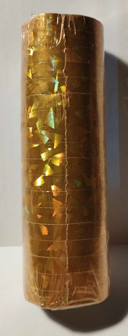 SERPENTYNY HOLOGRAFICZNE PRYZMATOWE 18 PASKÓW SERPENTYNY HOLOGRAFICZNE PRYZMATOWE 18 PASKÓW