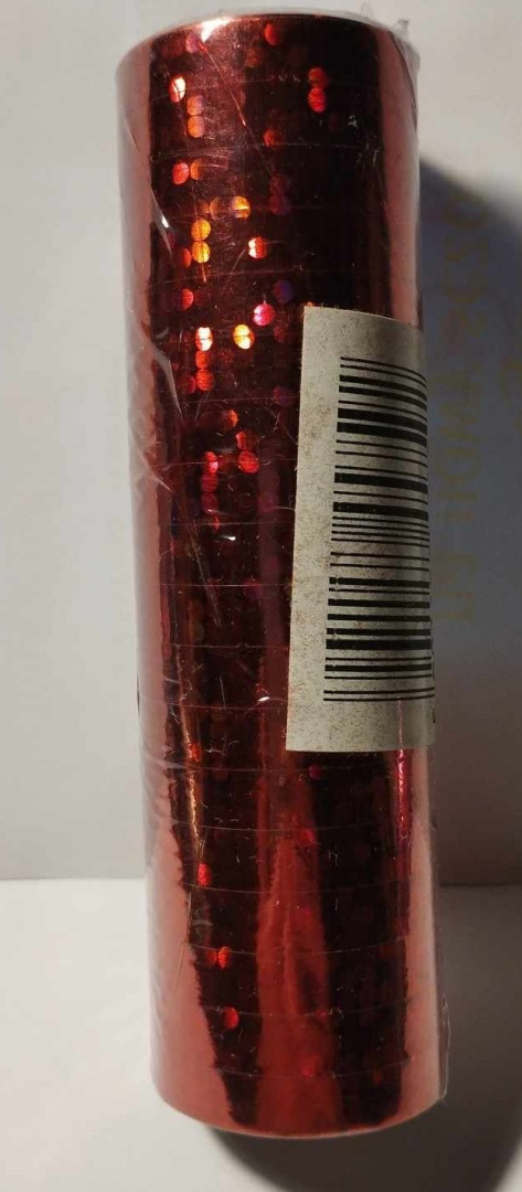 SERPENTYNY HOLOGRAFICZNE KROPKI 18 PASKÓW SERPENTYNY HOLOGRAFICZNE KROPKI 18 PASKÓW