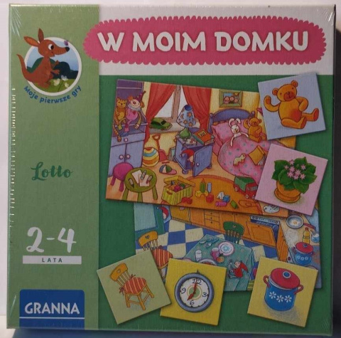 GRA EDUKACYJNA DLA MALUSZKA 2-4 LATA - W MOIM DOMKU