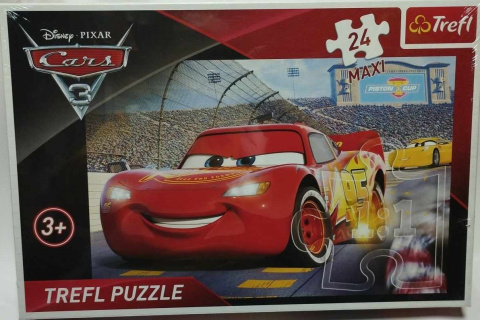 TREFL. PUZZLE MAXI 24 - ZIG-ZAG, CARS.