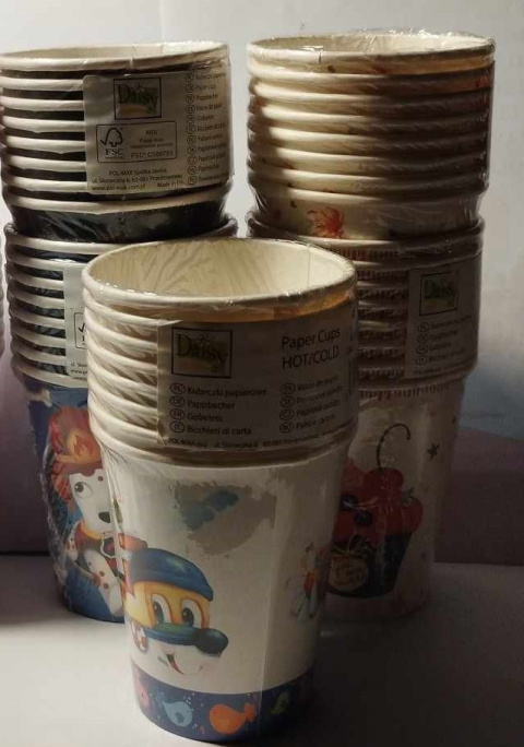 KUBKI URODZINOWE DLA DZIECI I NIE TYLKO, OP 8 SZT KUBKI URODZINOWE DLA DZIECI I NIE TYLKO, OP 8 SZT