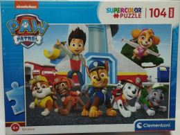 CLEMENTONI MAXI PUZZLE 104 elem. 64 x 46cm - PSI PATROL. PAW PATROL.