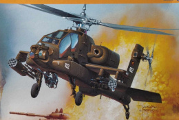 MODEL DO SKLEJANIA - HELIKOPTER WOJSKOWY AH-64A PETEN. SKALA 1:72