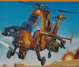 MODEL DO SKLEJANIA - HELIKOPTER WOJSKOWY EC-665 TIGRE`HAP, SKALA 1:72