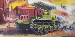 MODEL DO SKLEJANIA - CZOŁG BM-8-24 KAYJUSHA. SKLA 1:35