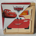 KLOCKI PLAYME, PUZZLE DREWNIANE, UKŁADANKA DLA MALUSZKA DISNEY`A CARS 2 ZIG-ZAG I PRZYJACIELE