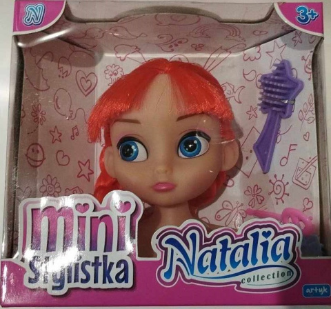 NATALIA - MINI STYLISTKA. GŁOWA DO CZESANIA I MODELOWANIA.