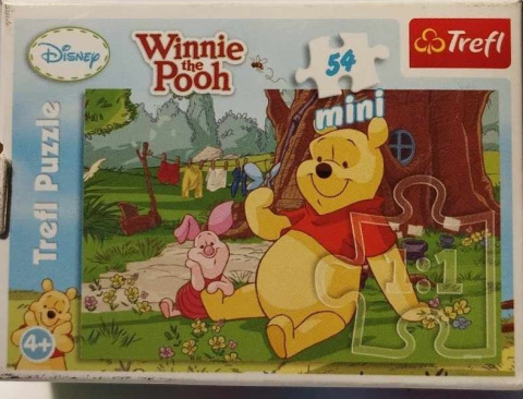 PUZZLE TREFL MINI 54 ELEM. - KUBUŚ PUCHATEK, 2 WZORY PUZZLE TREFL MINI 54 ELEM. - KUBUŚ PUCHATEK, 2 WZORY