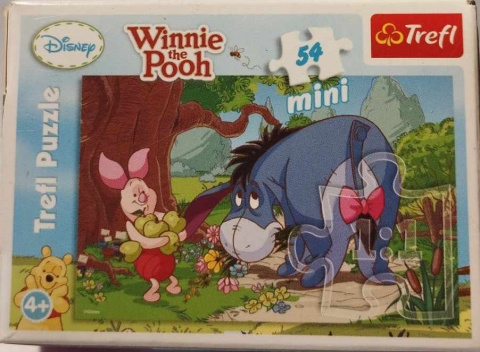 PUZZLE TREFL MINI 54 ELEM. - KUBUŚ PUCHATEK, 2 WZORY PUZZLE TREFL MINI 54 ELEM. - KUBUŚ PUCHATEK, 2 WZORY