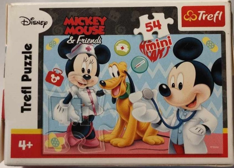 PUZZLE TREFL MINI 54 ELEM. - MYSZKA MIKI I PRZYJACIELE, 2 WZORY PUZZLE TREFL MINI 54 ELEM. - MYSZKA MIKI I PRZYJACIELE, 2 WZORY