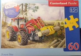 PUZZLE CASTORLAND 60 - TRAKTOR DO DRZEWA