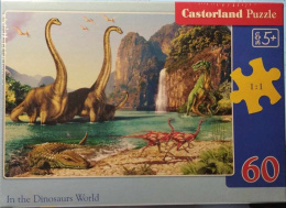 PUZZLE CASTORLAND 60 - W ŚWIECIE DINOZAURÓW.