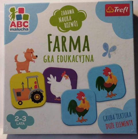 GRA PAMIĘCIOWA FARMA. GRA EDUKACYJNA DLA NAJMŁODSZYCH.