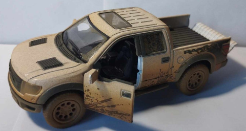 FORD F150 OFFROAD - MODEL METALOWY, SKALA 1:45 FORD F150 OFFROAD - MODEL METALOWY, SKALA 1:45