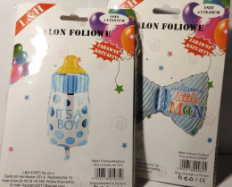 ZESTAW BALONÓW NA BABY SHOWER. BALONY NA HEL, BALONY KSZTAŁTY I BALONY Z NAPISEM.