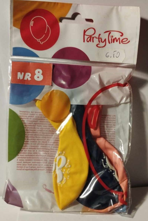 TRADYCYJNE BALONY LATEKSOWE 25cm, Z CYFRĄ, NA URODZINY. KPL. 3 szt. TRADYCYJNE BALONY LATEKSOWE 25cm, Z CYFRĄ, NA URODZINY. KPL. 3 szt.