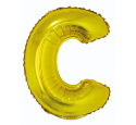 BALON LITERKA ZŁOTA 40cm.