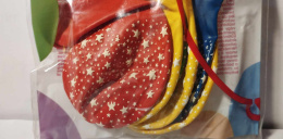 MAGIC PARTY - BALONY LATEKSOWE IMPREZOWE W GWIAZDKI, 6szt, 25cm