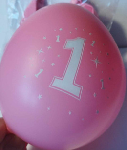 GUMOWY BALON NA ROCZEK. BALON Z CYFRĄ 