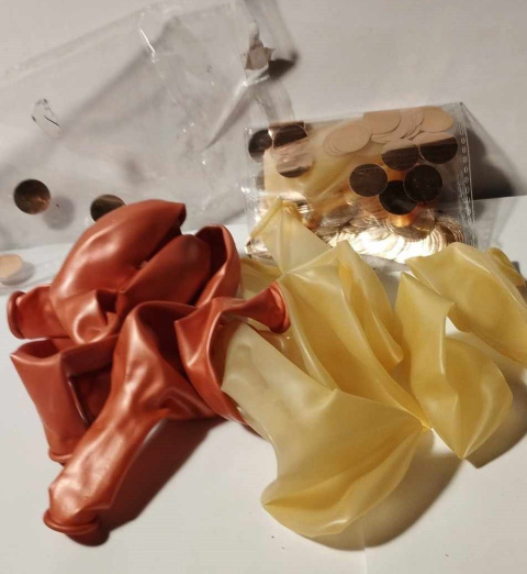 BALONY LATEKSOWE Z KONFETTI - ZESTAW 14 SZTUK. HEL. BALONY LATEKSOWE Z KONFETTI - ZESTAW 14 SZTUK. HEL.